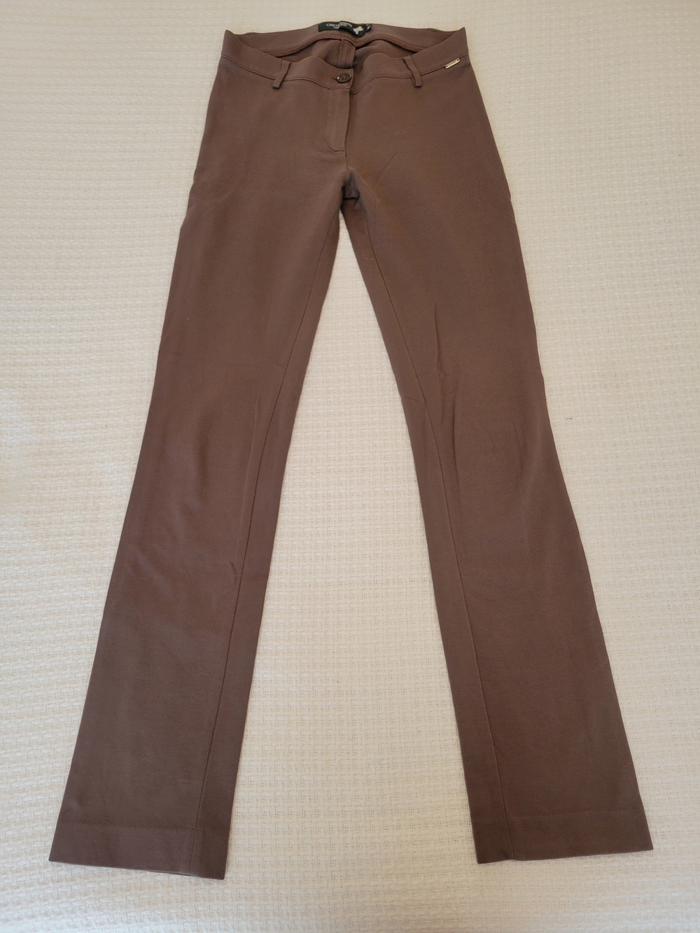 Women’s Straight Leg Pants in Brown - Sleek Everyday Tailored Fit